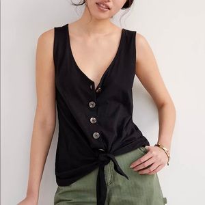 Anthropologie Sanctuary tie front tank, sz large
